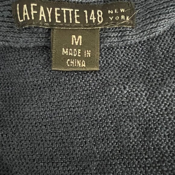 Lafayette 148 100% Linen Knit Tank Top Women's Size Medium - Picture 3 of 4